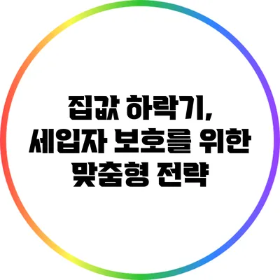 집값 하락기, 세입자 보호를 위한 맞춤형 전략