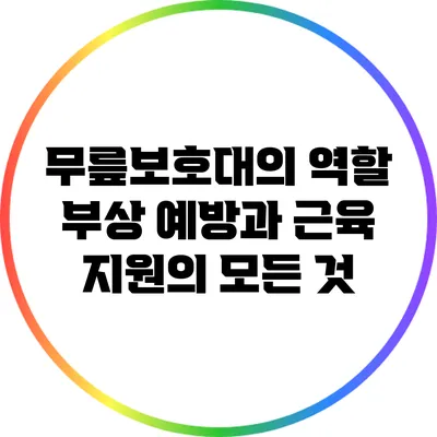 무릎보호대의 역할: 부상 예방과 근육 지원의 모든 것